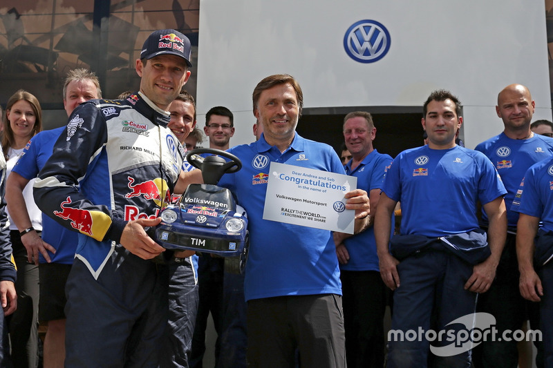 Sébastien Ogier, Volkswagen Polo WRC, Volkswagen Motorsport mit Jost Capito, Volkswagen Motorsport D