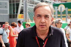 Sergio Marchionne, président de Ferrari, sur la grille