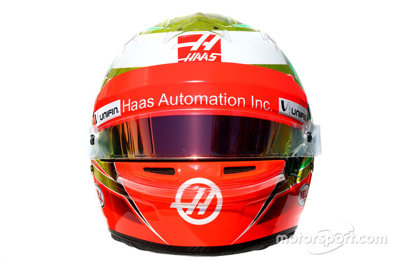 Il casco di of Esteban Gutierrez, Haas F1 Team