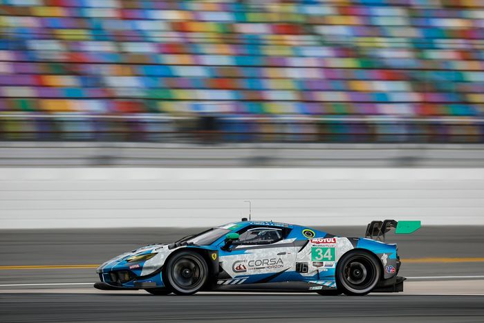 #34 Conquest Racing Ferrari 296 GT3 EVO: Manny Franco, Albert Costa, Lorenzo Patrese, Thierry Vermeulen