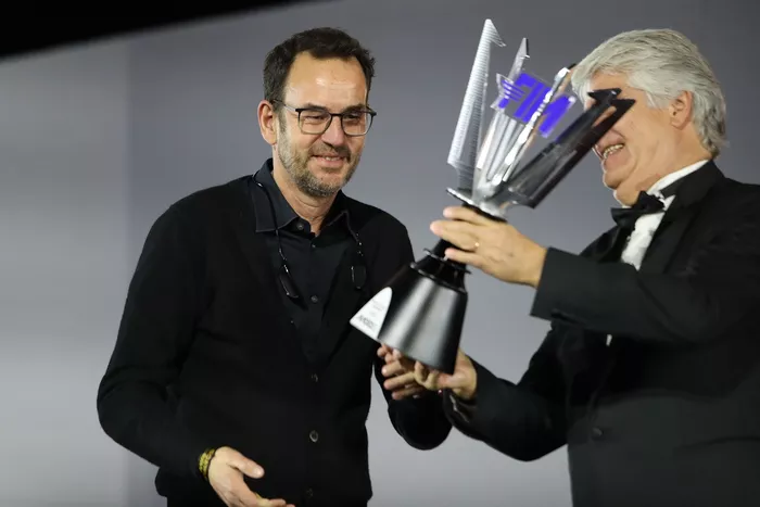 El alemán Alex Baumgartel y el cofundador de Kalex