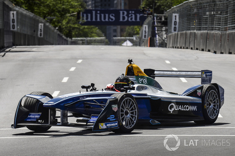 Patrick Carpentier im Formel-E-Auto