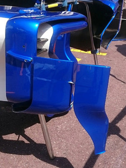Les pontons de la Sauber C36