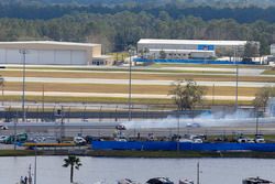 Denny Hamlin, Joe Gibbs Racing Toyota in trouble