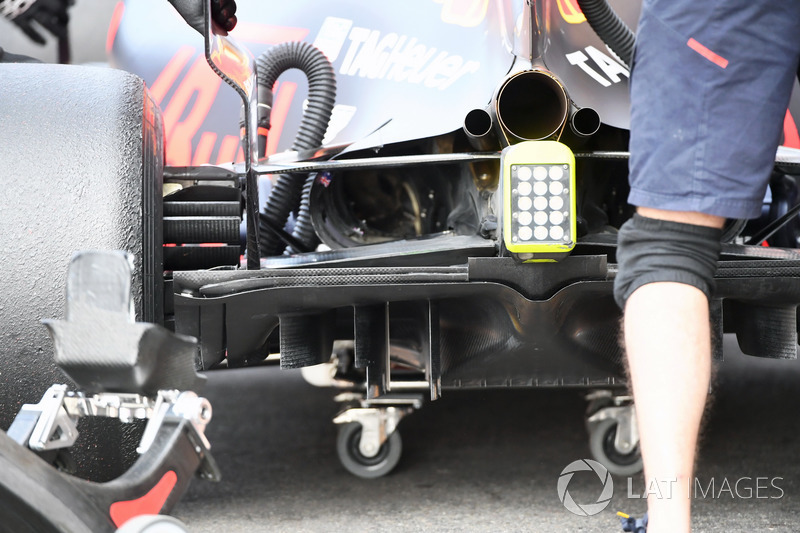 Red Bull Racing RB13, rear diffuser