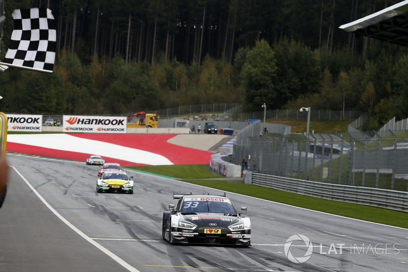 Картатий прапор для Рене Раста, Audi Sport Team Rosberg, Audi RS 5 DTM