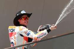 Podyum: Yarış galibi Marc Marquez, Repsol Honda Team
