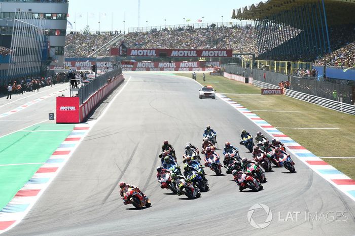 Salida Marc Marquez, Repsol Honda Team