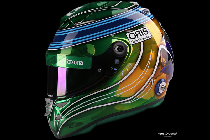 Capacete de Felipe Massa para o GP de Abu Dhabi