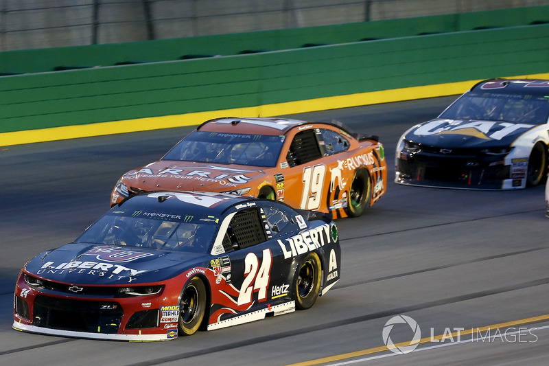 William Byron, Hendrick Motorsports, Chevrolet Camaro Liberty University Daniel Suarez, Joe Gibbs Racing, Toyota Camry ARRIS