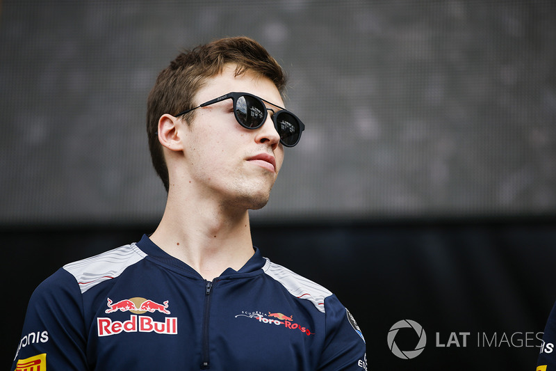 Daniil Kvyat, Scuderia Toro Rosso,  in de F1 Fanzone