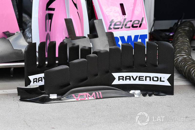 Detail bargeboard Force India VJM11
