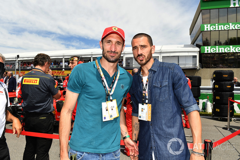 Giorgio Chiellini, Footballer and Leonardo Bonucci, Footballer on the grid