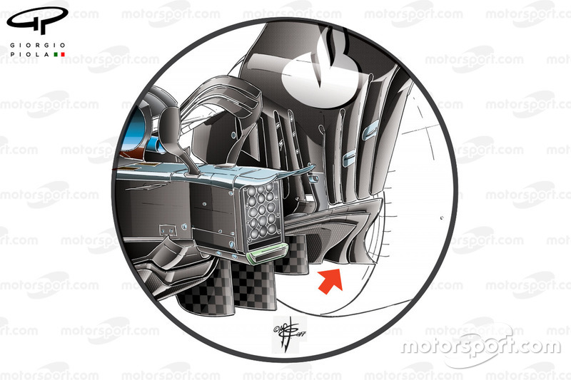 Ferrari SF70H: Diffusor