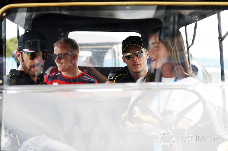 Jean-Eric Vergne, Techeetah, Felix Rosenqvist, Mahindra Racing, Andre Lotterer, Techeetah