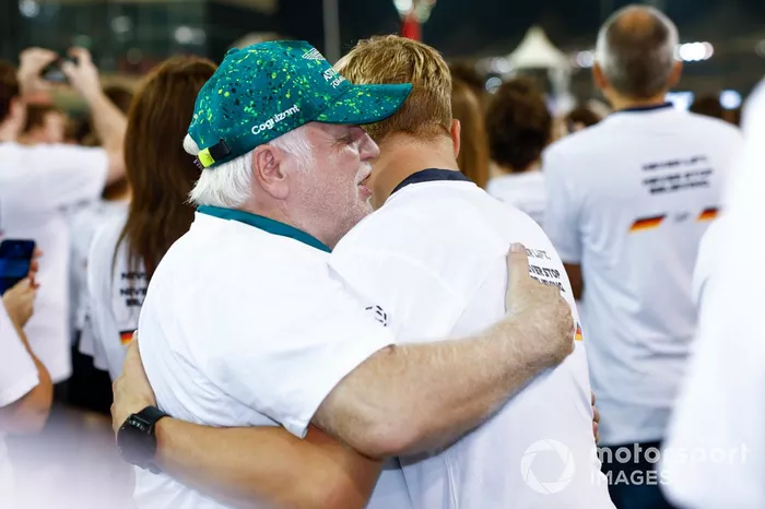 Norbert Vettel con Mick Schumacher, Haas F1 Team