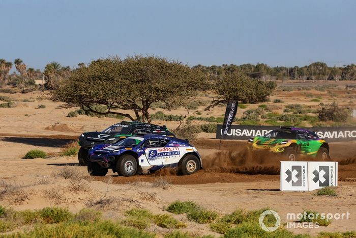 Catie Munnings, Timmy Hansen, Andretti Altawkilat Extreme E, Molly Taylor, Kevin Hansen, Veloce Racing, and Cristina Gutierrez, Fraser McConnell, X44 Vida Carbon Racing 