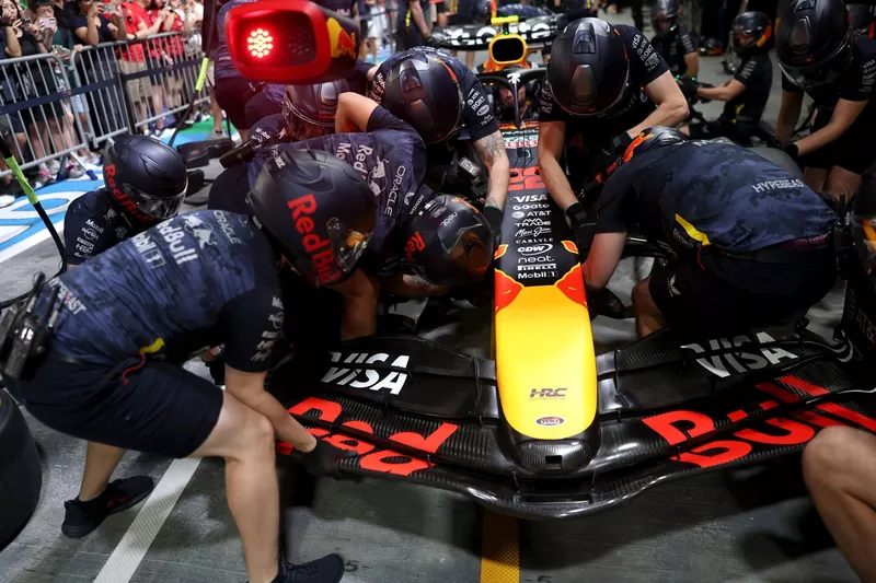 Red Bull Racing : essais au stand 