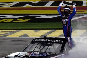 Race winner John Hunter Nemechek, Kyle Busch Motorsports, Toyota Tundra