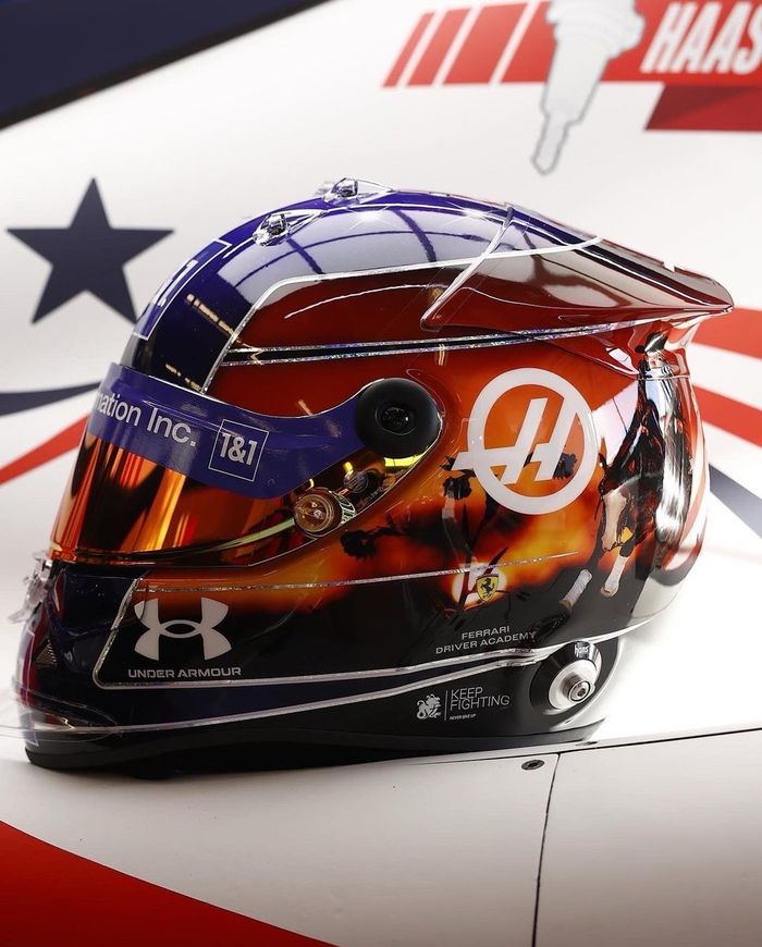 Casco Mick Schumacher, Haas, Austin