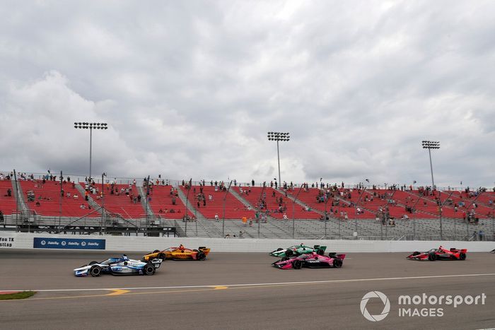 Takuma Sato, Rahal Letterman Lanigan Racing Honda, Ryan Hunter-Reay, Andretti Autosport Honda, Jack Harvey, Meyer Shank Racing Honda, Colton Herta, Andretti Harding Steinbrenner Autosport Honda, Alex Palou,  Dale Coyne Racing with Team Goh Honda