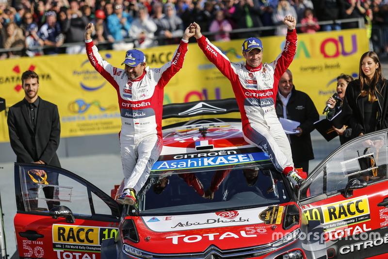 Winners Sébastien Loeb, Daniel Elena, Citroën World Rally Team Citroën C3 WRC