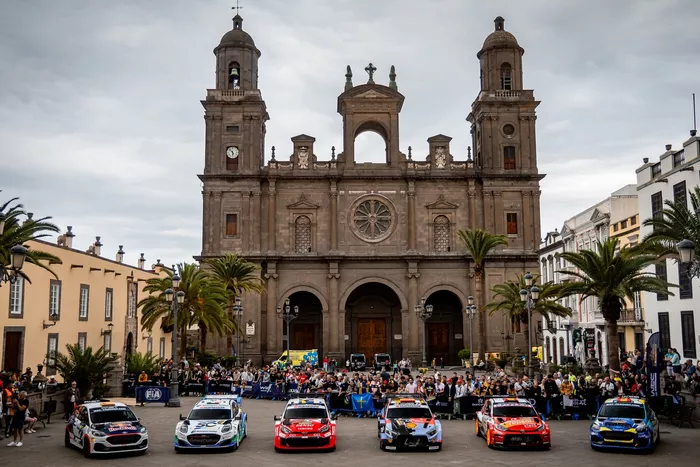 Rally cars display