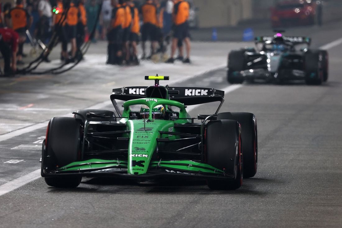 George Russell, Mercedes, Gabriel Bortoleto, Sauber