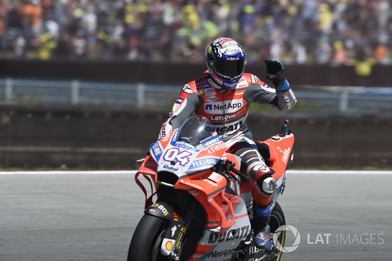 Podium : Andrea Dovizioso, Ducati Team