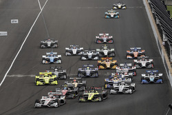 Start zum Grand Prix von Indianapolis 2018: Will Power, Team Penske Chevrolet, führt
