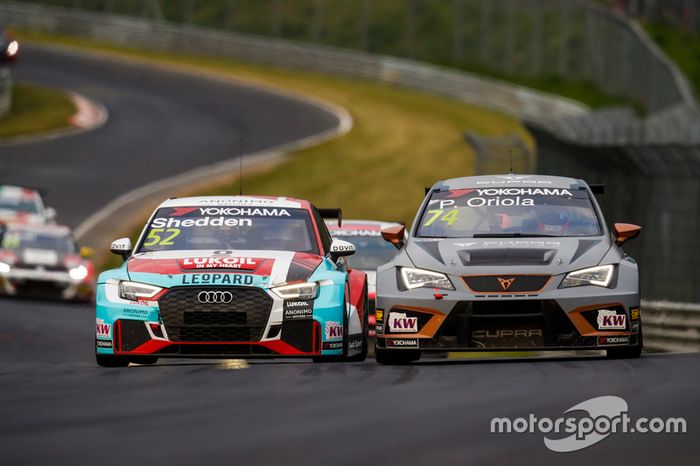 Gordon Shedden, Audi Sport Leopard Lukoil Team Audi RS 3 LMS, Pepe Oriola, Team Oscaro by Campos Racing Cupra TCR