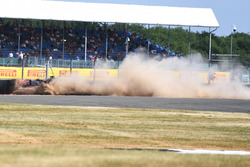 Crash of Brendon Hartley, Scuderia Toro Rosso STR13
