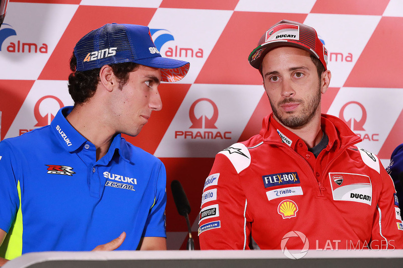 Alex Rins, Team Suzuki MotoGP, Andrea Dovizioso, Ducati Team