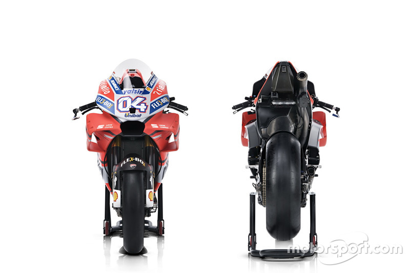 Motos de Andrea Dovizioso y Jorge Lorenzo, Ducati Team