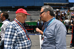 Niki Lauda, Mercedes AMG F1 Fahri Direktörü, Alejandro Soberon, Formula 1 Gran Premio de Mexico