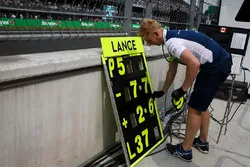 Pitbord voor Lance Stroll, Williams
