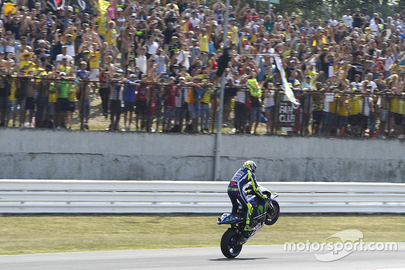 Second place Valentino Rossi, Yamaha Factory Racing