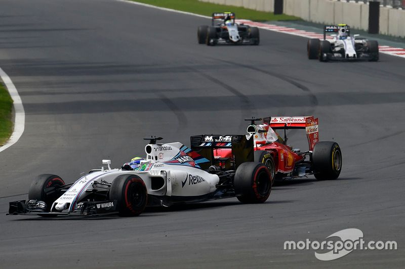 Felipe Massa, Williams FW38, Sebastian Vettel, Ferrari SF16-H