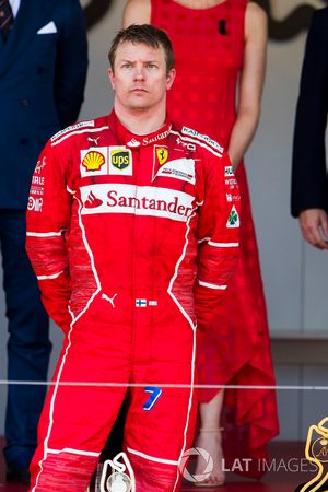 Segundo lugar Kimi Raikkonen, Ferrari