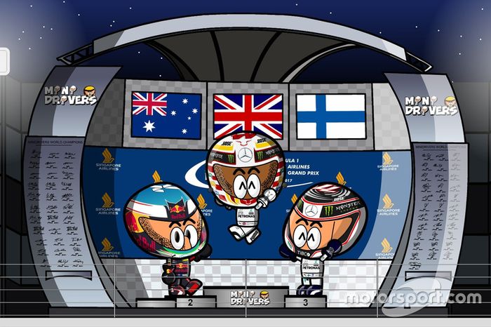 El GP de Singapur 2017 de F1 según Los MiniDrivers