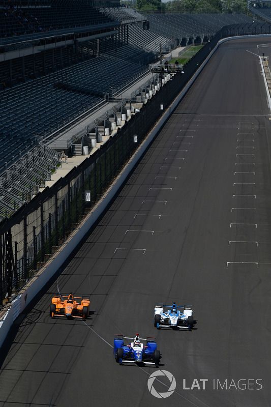 Takuma Sato, Andretti Autosport Honda, Fernando Alonso, Andretti Autosport Honda, Marco Andretti, An