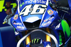 Verkleidung am Bike von Valentino Rossi, Yamaha Factory Racing