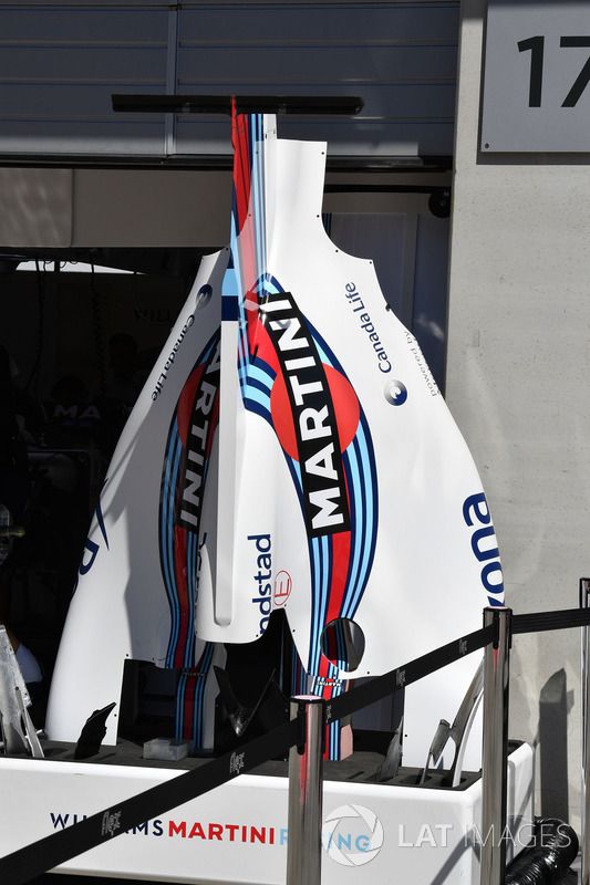 Tapa de motor del Williams FW40