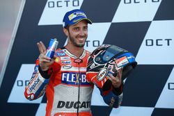 Podium: race winner Andrea Dovizioso, Ducati Team