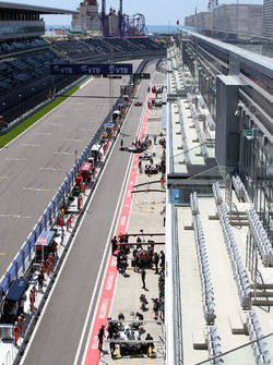 La ligne des stands