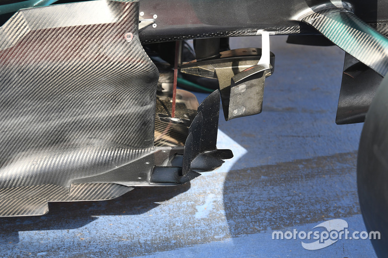 Mercedes-Benz F1 W08 Hybrid Aero-detalle