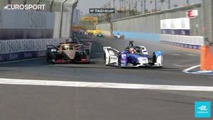 El adelantamiento de Max Guenther a Jean-Eric Vergne en Marrakech