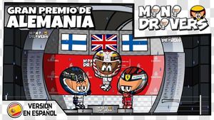 El GP de Gran Alemania de F1 2018, según MiniDrivers