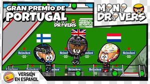 El GP de Portugal 2020 de F1 según los MiniDrivers