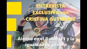 Entrevista exclusiva a Cristina Gutiérrez: Alonso en el Dakar, la F1 y la igualdad de género